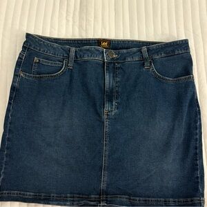 Lee Stretch Denim Skort Size 18